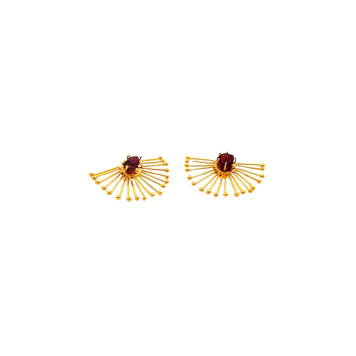 Half Dandelion Earrings